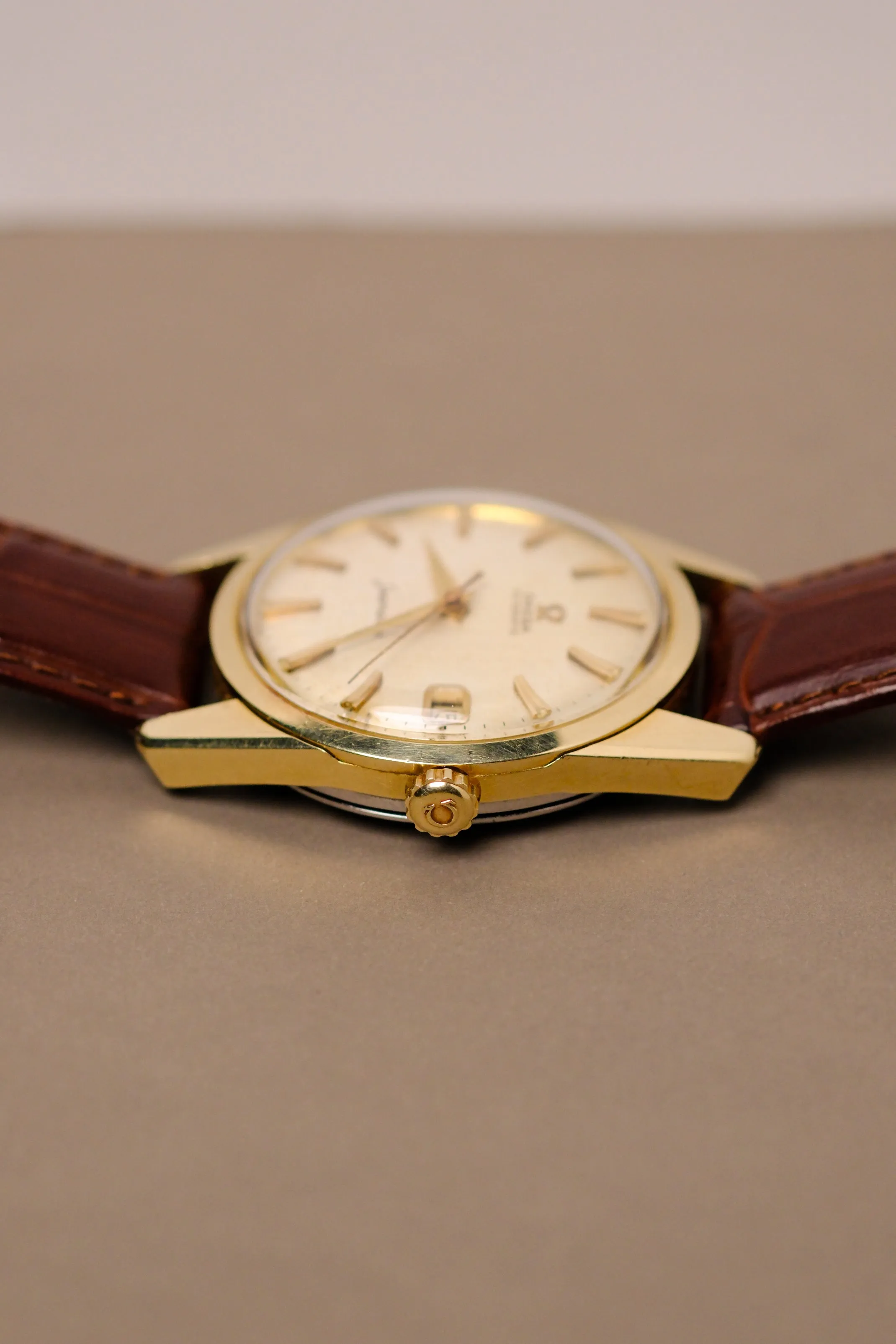 Omega Seamaster 14700 14K Gold Capped & Brushed Silver Dial - 1960's