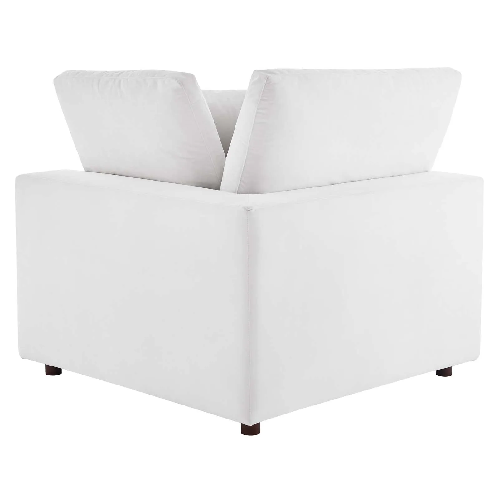 On A Cloud Sectional - White Velvet