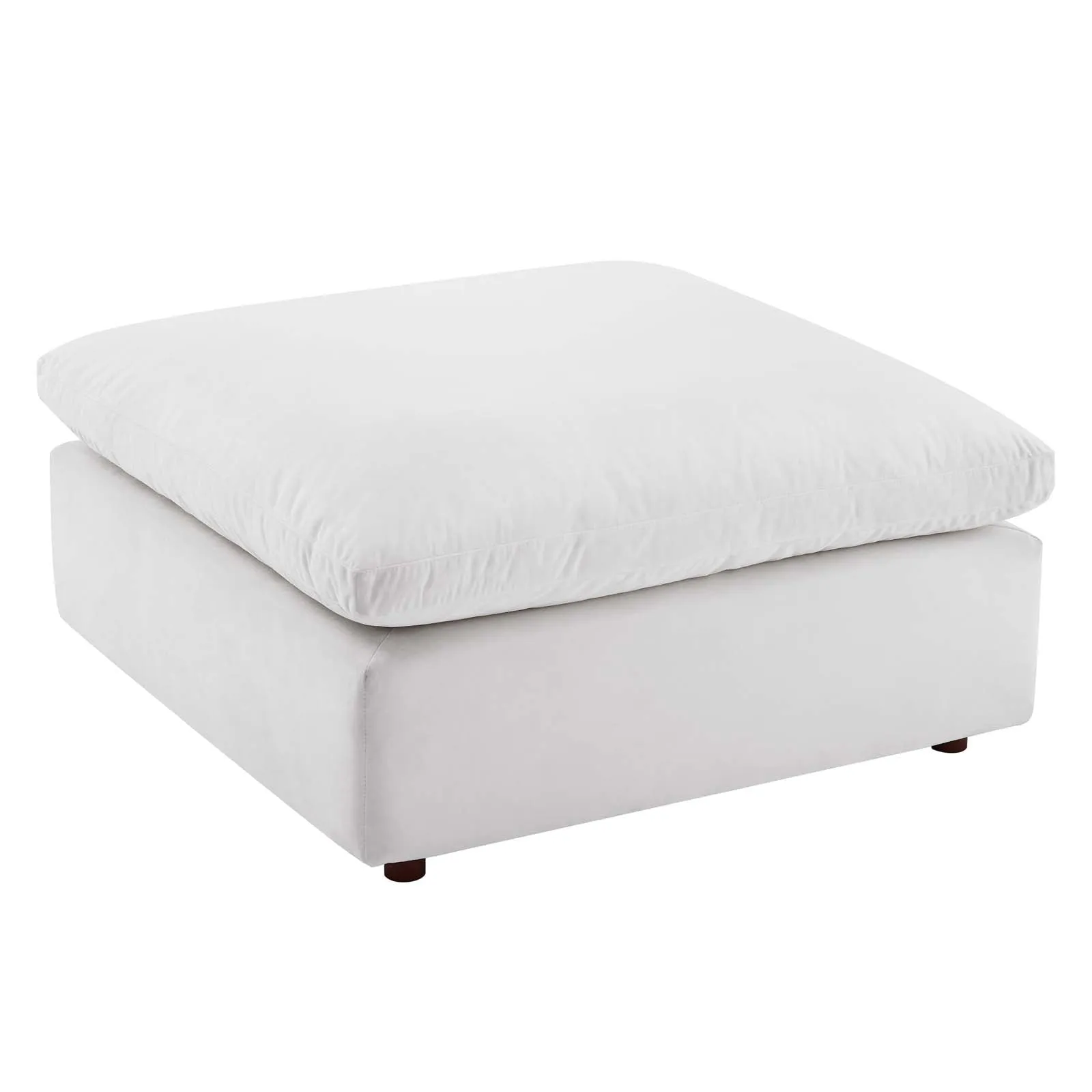 On A Cloud Sectional - White Velvet