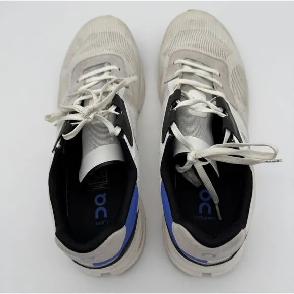 On Running Cloudrift Athletic Shoes Sneakers On Cloud White/Cobalt Blue Mens 11