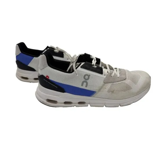 On Running Cloudrift Athletic Shoes Sneakers On Cloud White/Cobalt Blue Mens 11