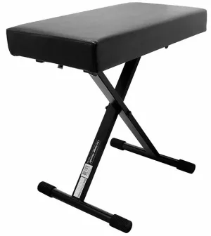On Stage Deluxe Folding Keyboard Bench with 2.5" Extra Thick Padding
