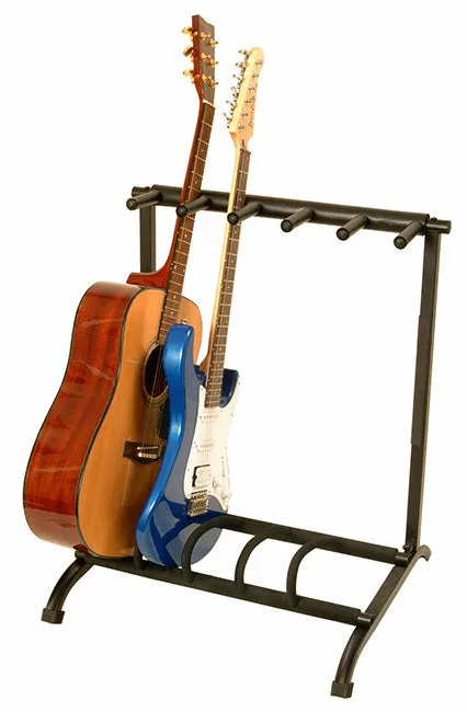 On Stage Five Space Foldable Multi Guitar Stand/Rack