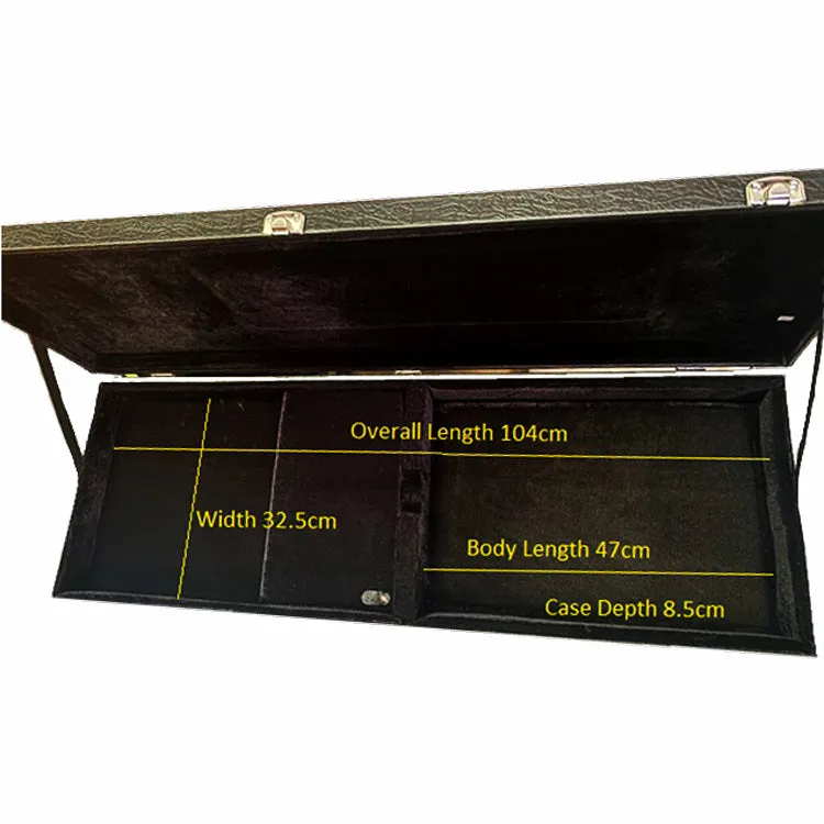 On Stage Hardshell Electric Guitar Case in Black