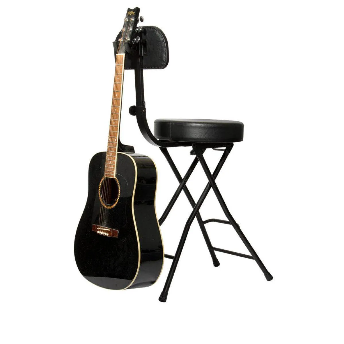 On-Stage Musicians Stool with Guitar Hanger