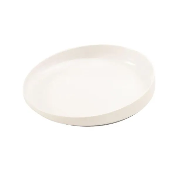 One Handed Plate with Raised Edge