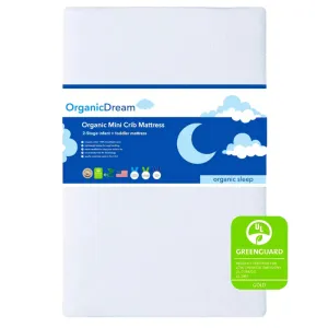 Organic Cotton Lightweight Mini 2-Stage Crib Mattress