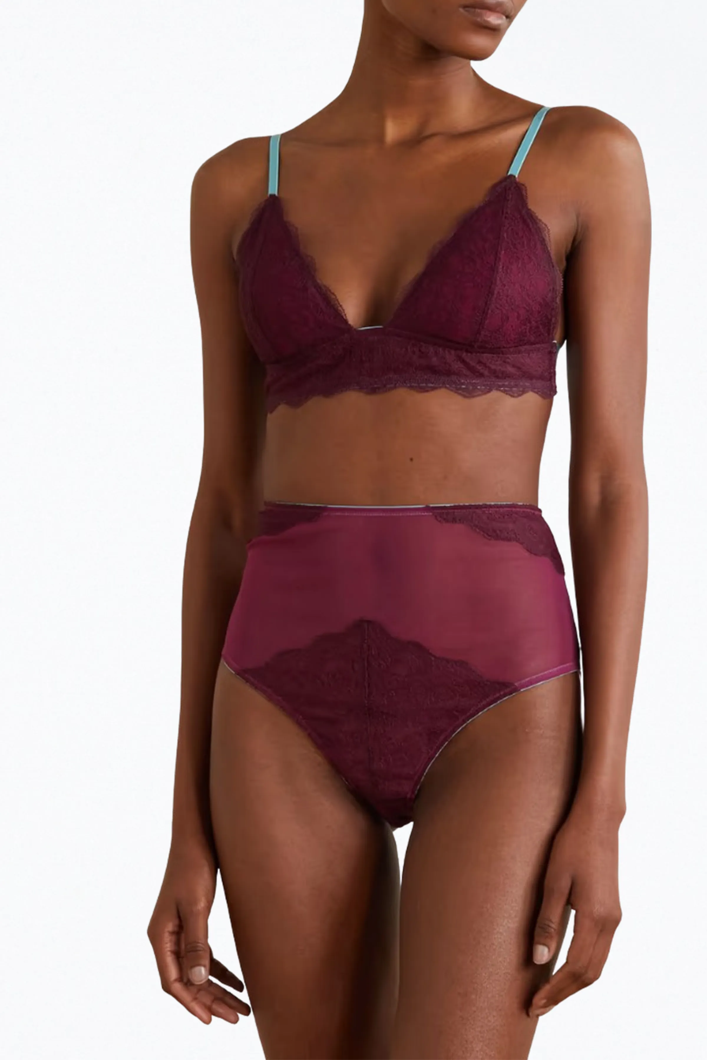 ORLA LACE PADDED TRIANGLE BRA