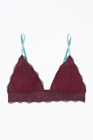 ORLA LACE PADDED TRIANGLE BRA