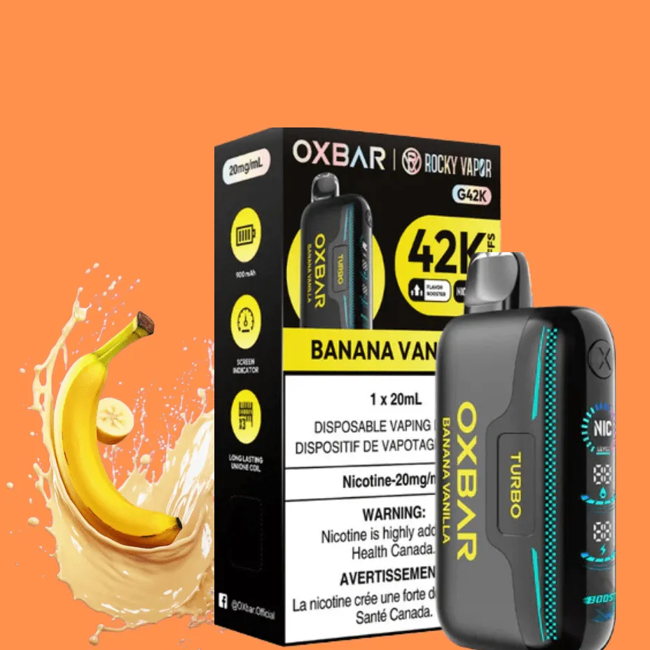 Oxbar G42k Disposable Vape-Banana Vanilla