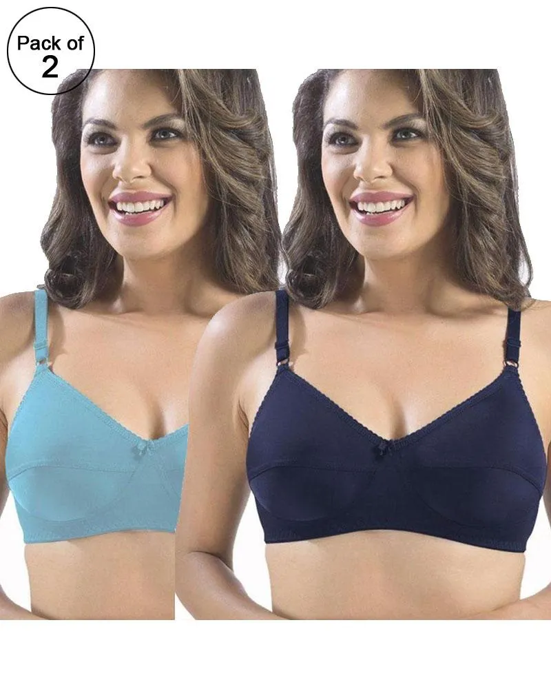 Pack of 2 -  Sonari Loreal Bra - Non Padded Non Wired - Imported Bra - Random Colors