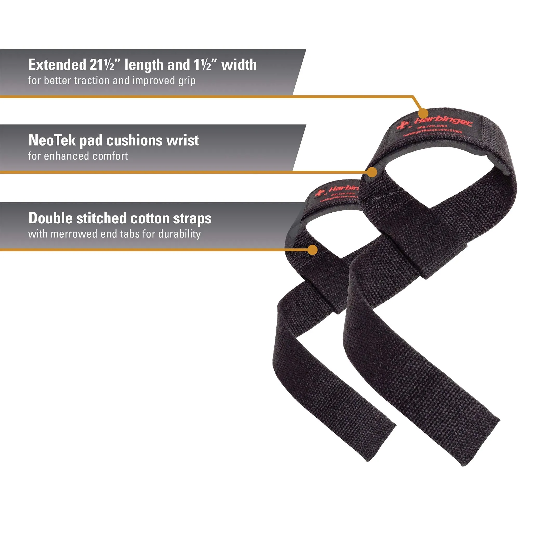 Padded Cotton Lifting Straps