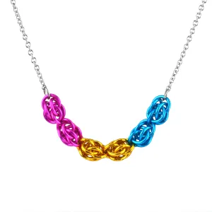 Pansexual Pride - Petite Necklace