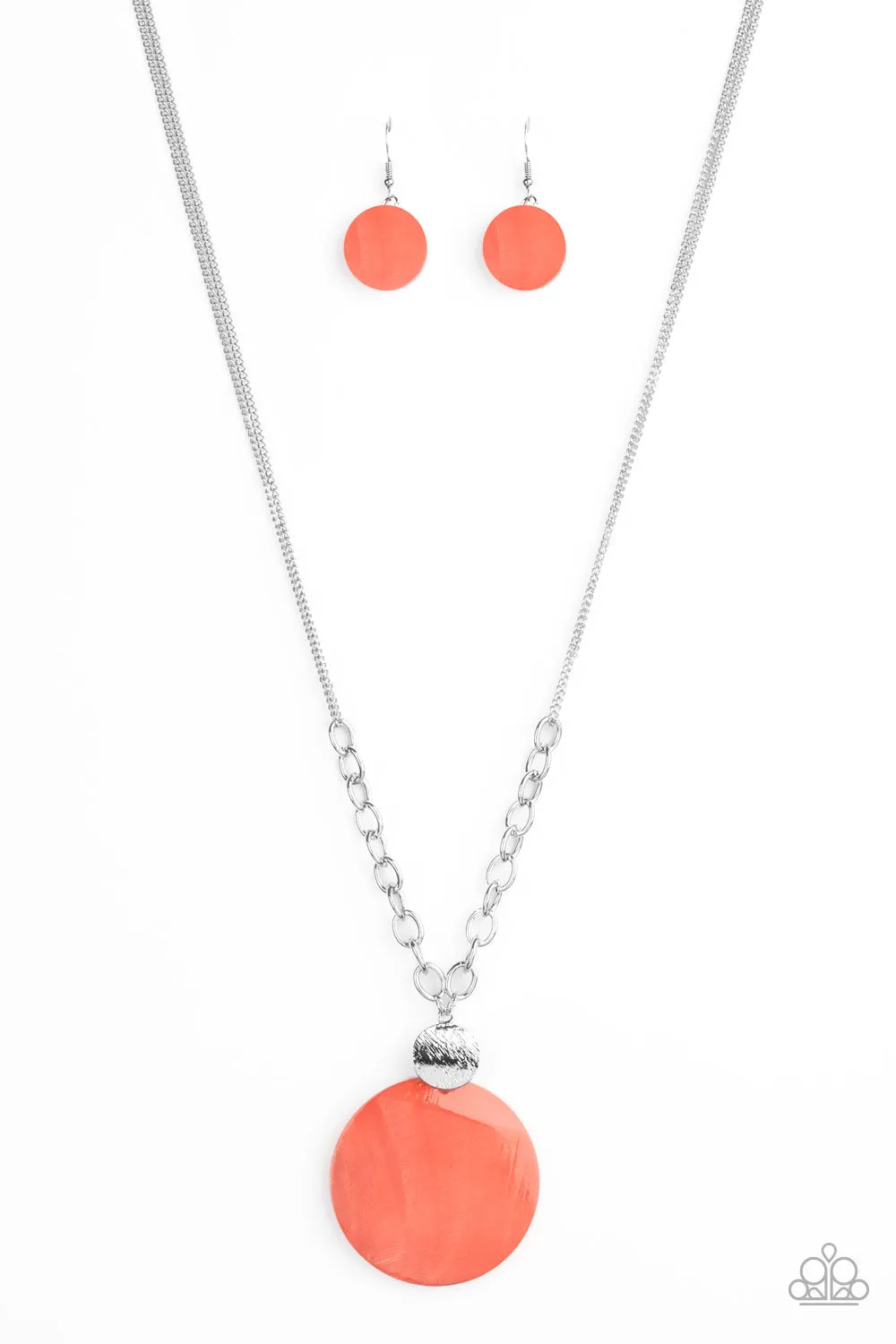 Paparazzi A Top-SHELLer - Orange Necklace