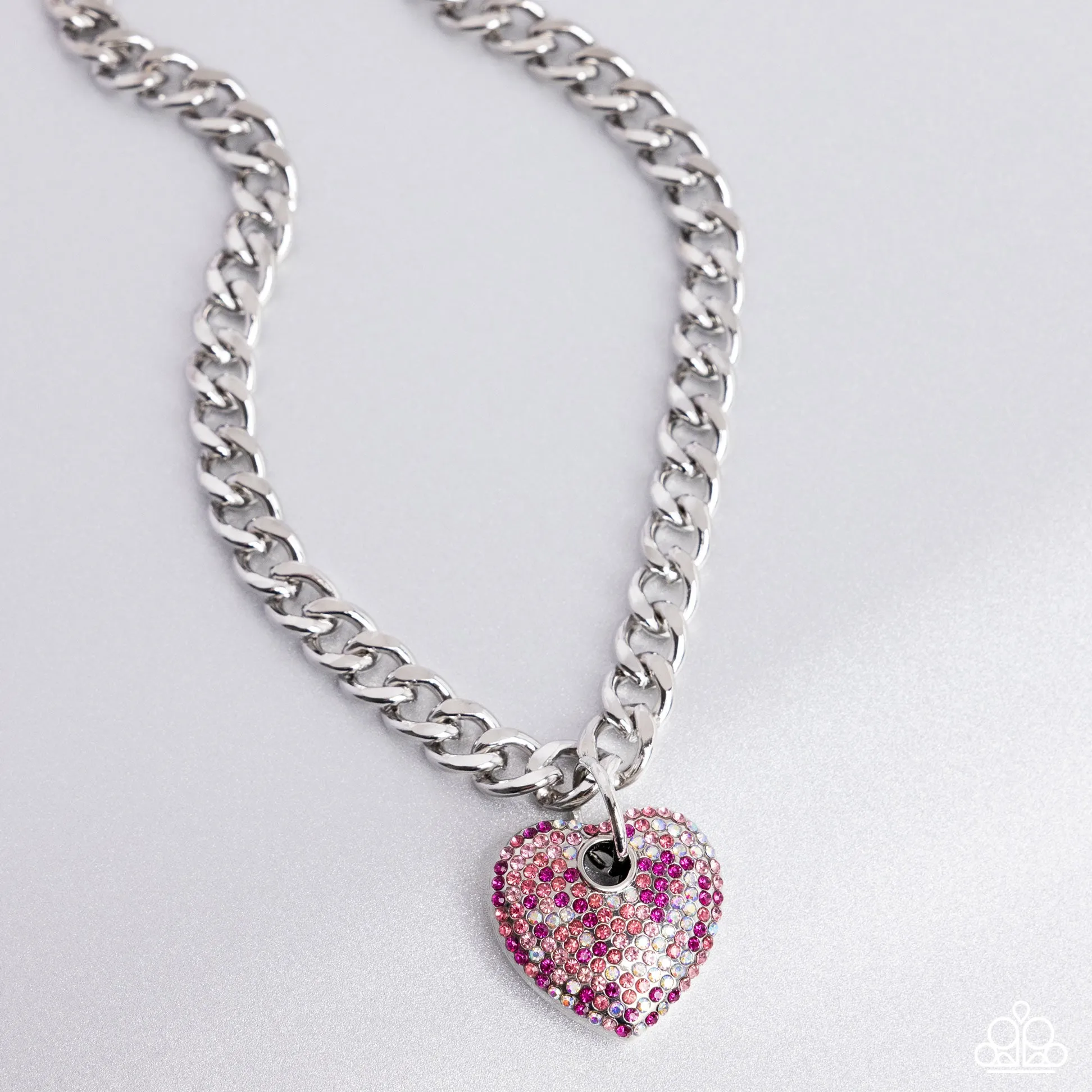 Paparazzi Ardent Affection Necklace Pink