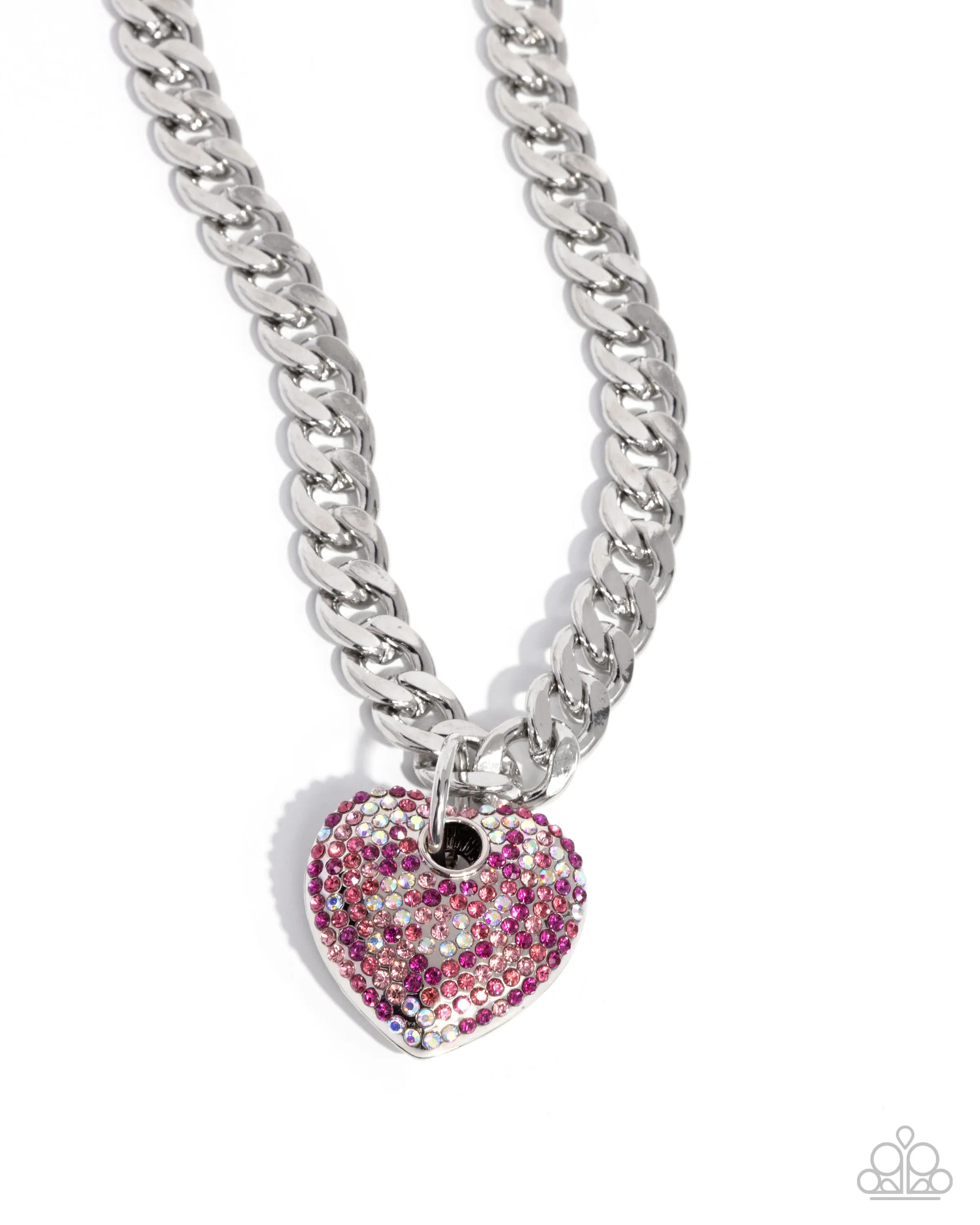 Paparazzi Ardent Affection - Pink Necklace (2024 November Pink Friday Exclusive)