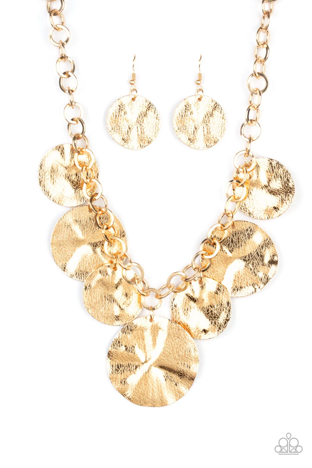 Paparazzi - Barely Scratched The Surface - Gold Necklace