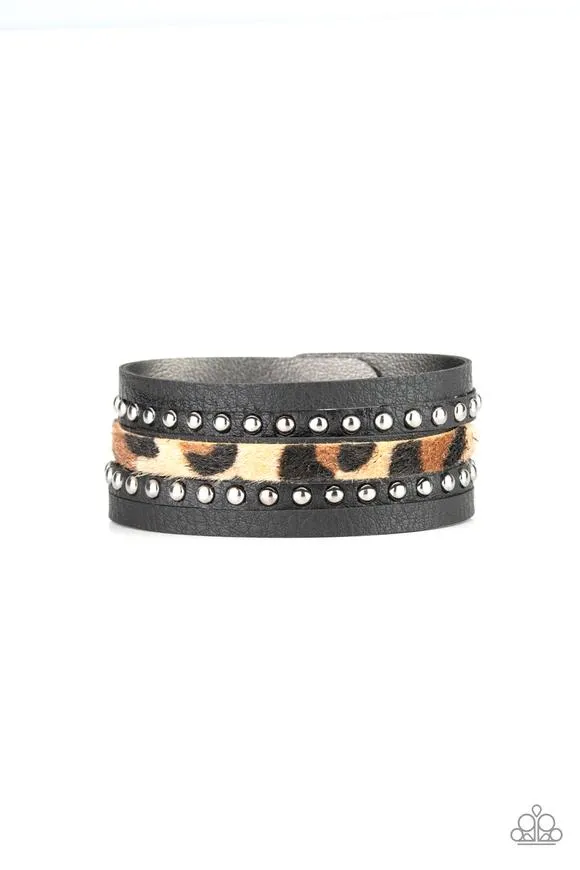 Paparazzi Born To Be WILDCAT Urban Bracelet Brown