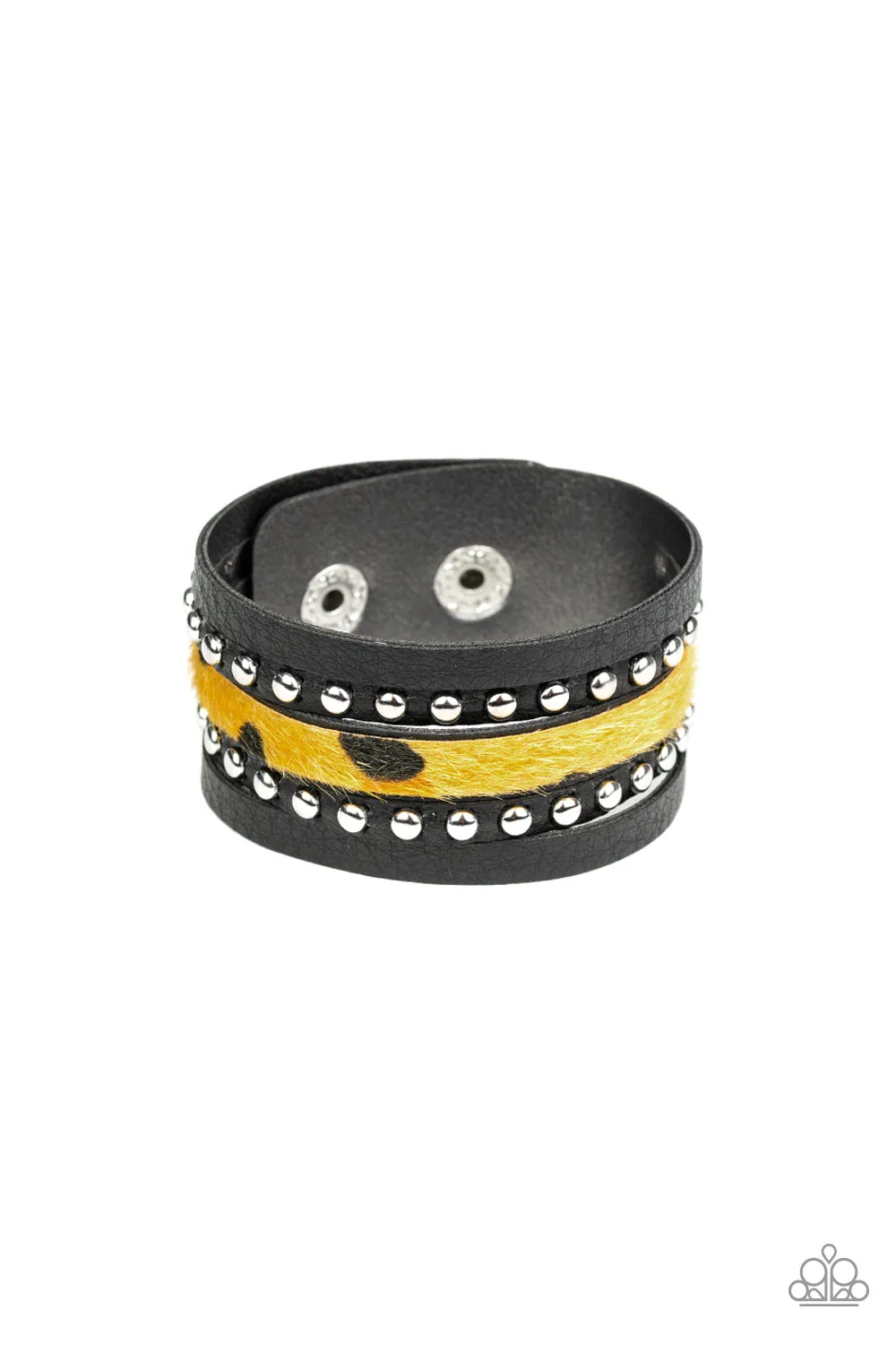 Paparazzi Born To Be WILDCAT Urban Bracelet Yellow