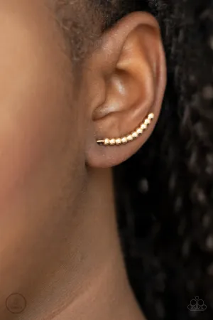 Paparazzi Climb On Earrings Gold (Ear Crawlers)