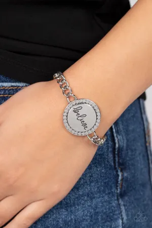 Paparazzi Hope and Faith Bracelet Silver