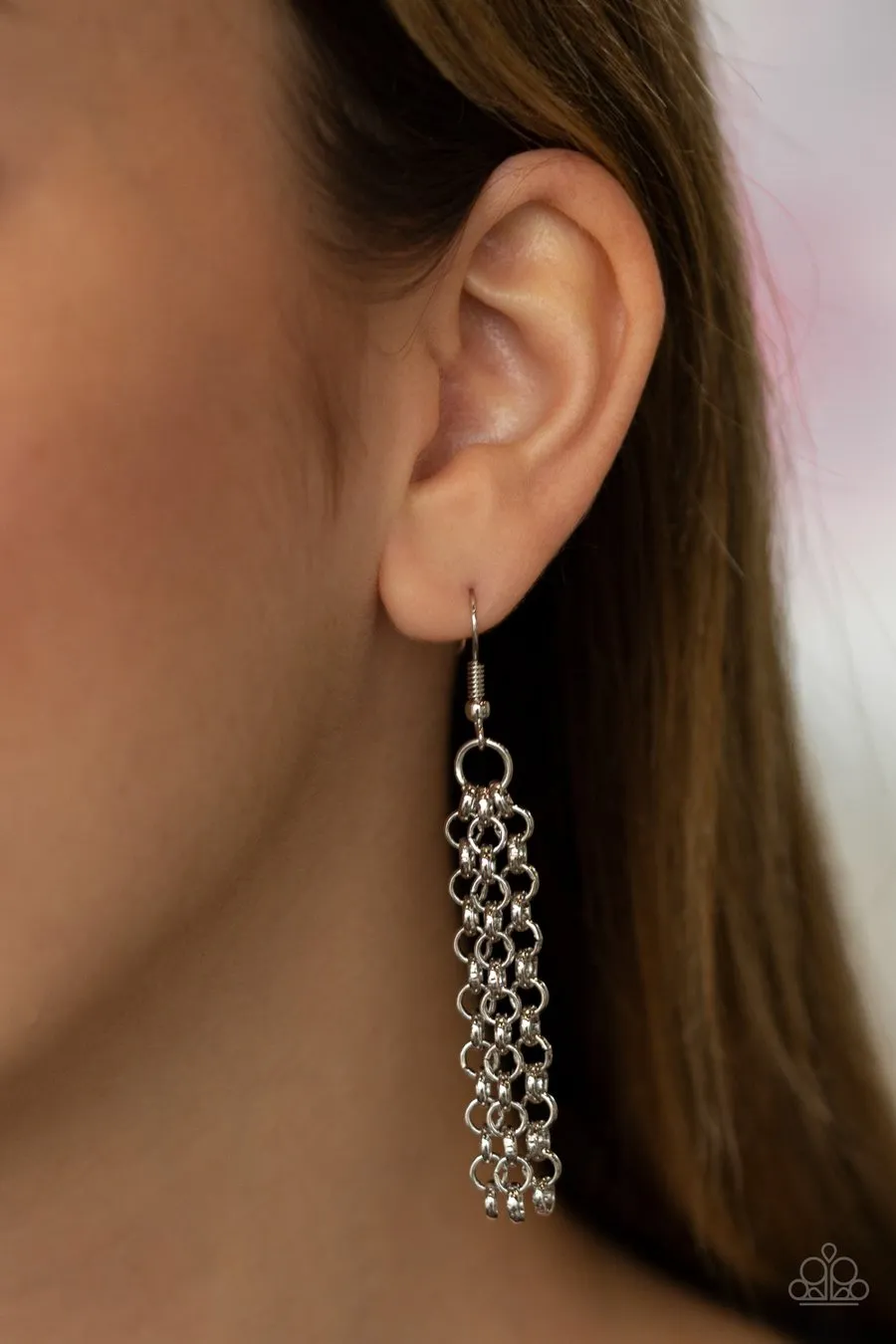 Paparazzi In The MANE Stream - Silver Necklace