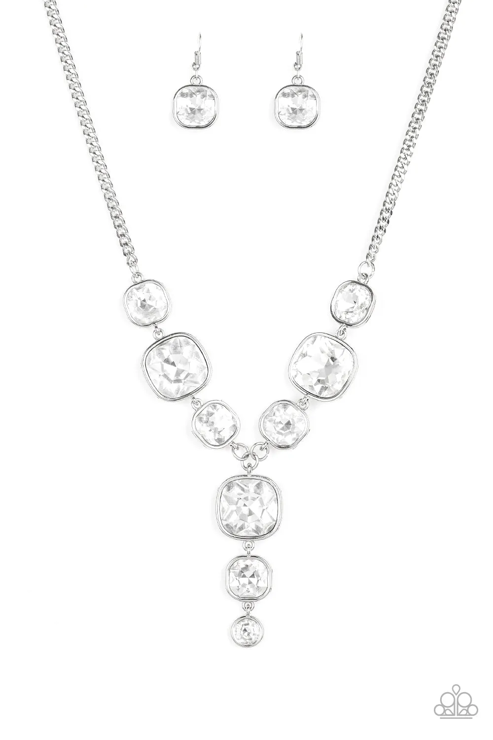 Paparazzi Legendary Luster - White Necklace