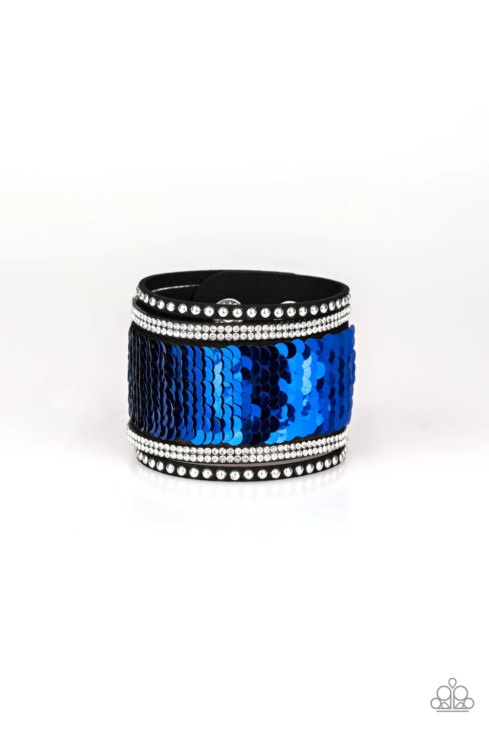 Paparazzi MERMAIDS Have More Fun - Blue Bracelet