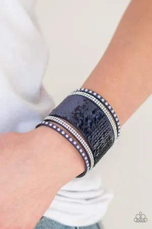 Paparazzi -Mermaids Have More Fun - Blue Bracelet