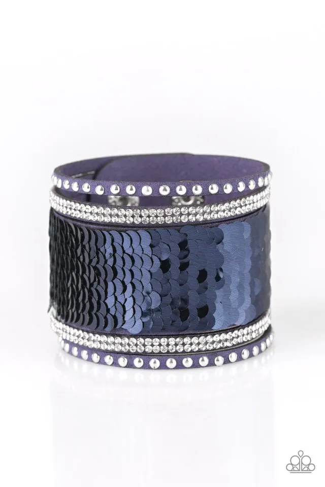 Paparazzi -Mermaids Have More Fun - Blue Bracelet