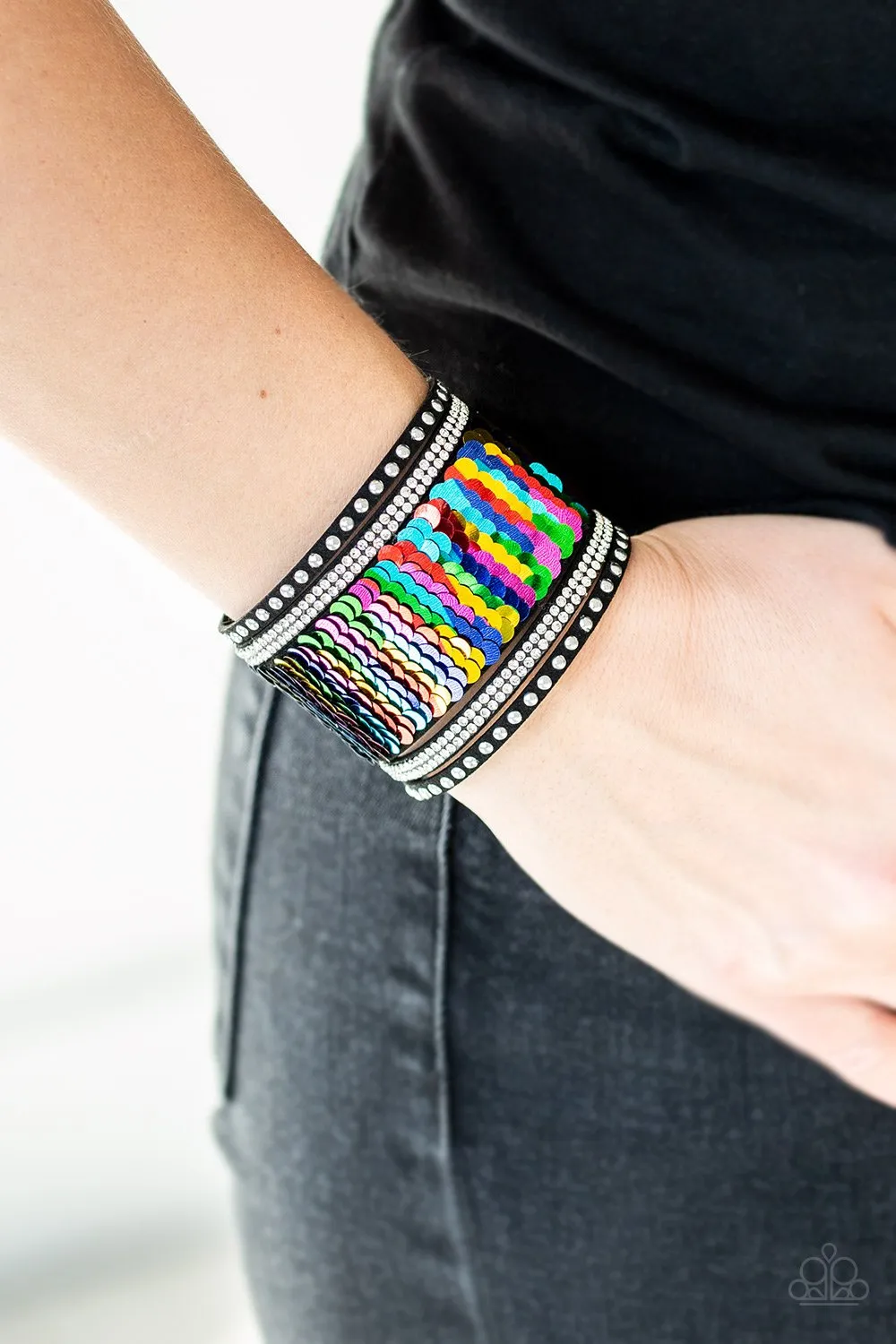 Paparazzi MERMAIDS Have More Fun - Blue Bracelet