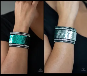 Paparazzi MERMAIDS Have More Fun Urban Bracelet Green (2-in-1)