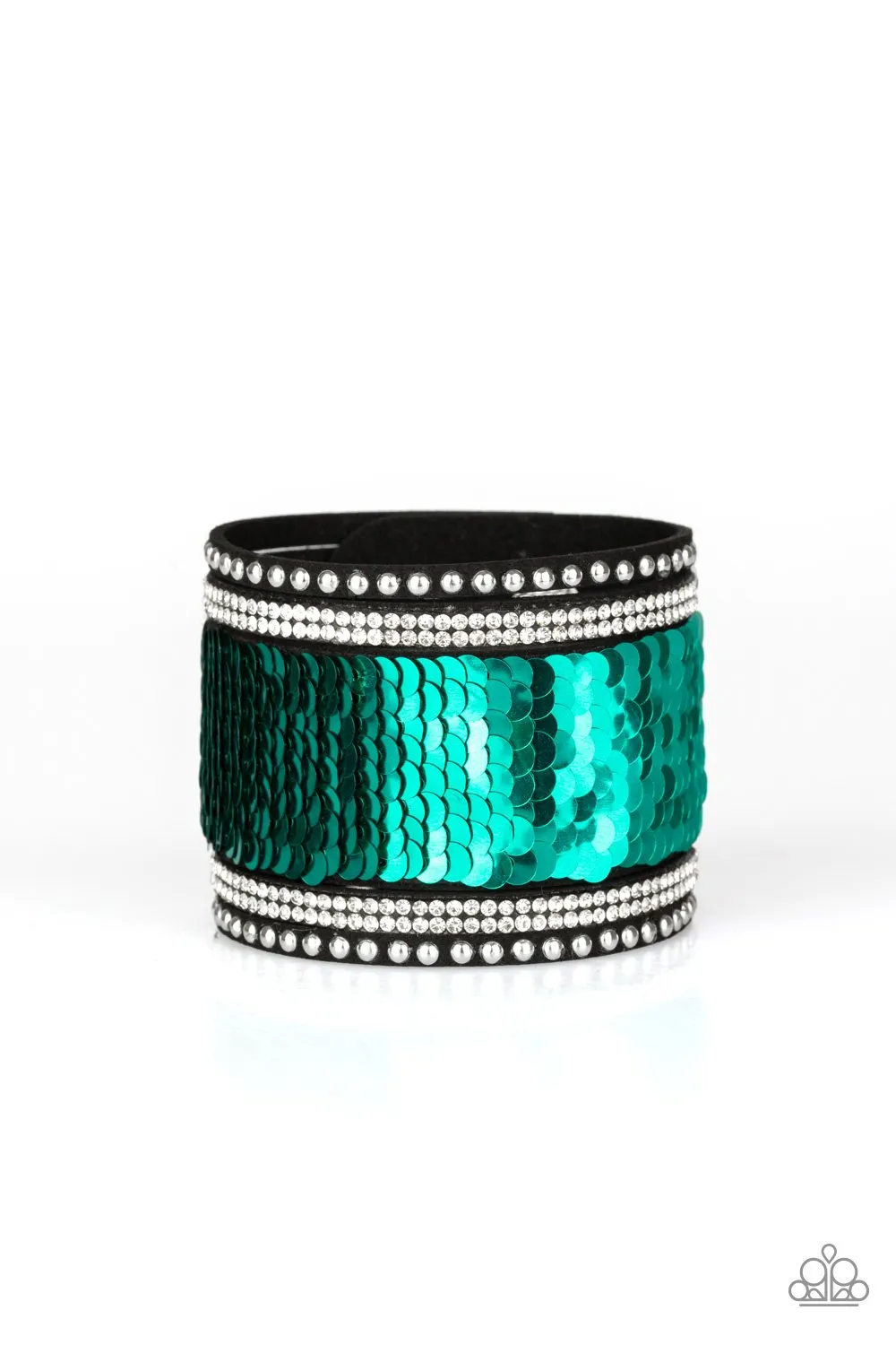 Paparazzi MERMAIDS Have More Fun Urban Bracelet Green (2-in-1)