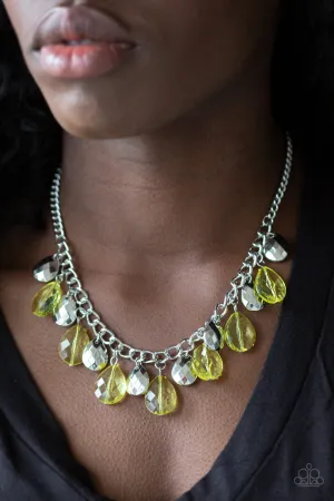 Paparazzi - No Tears Left To Cry - Yellow Necklace