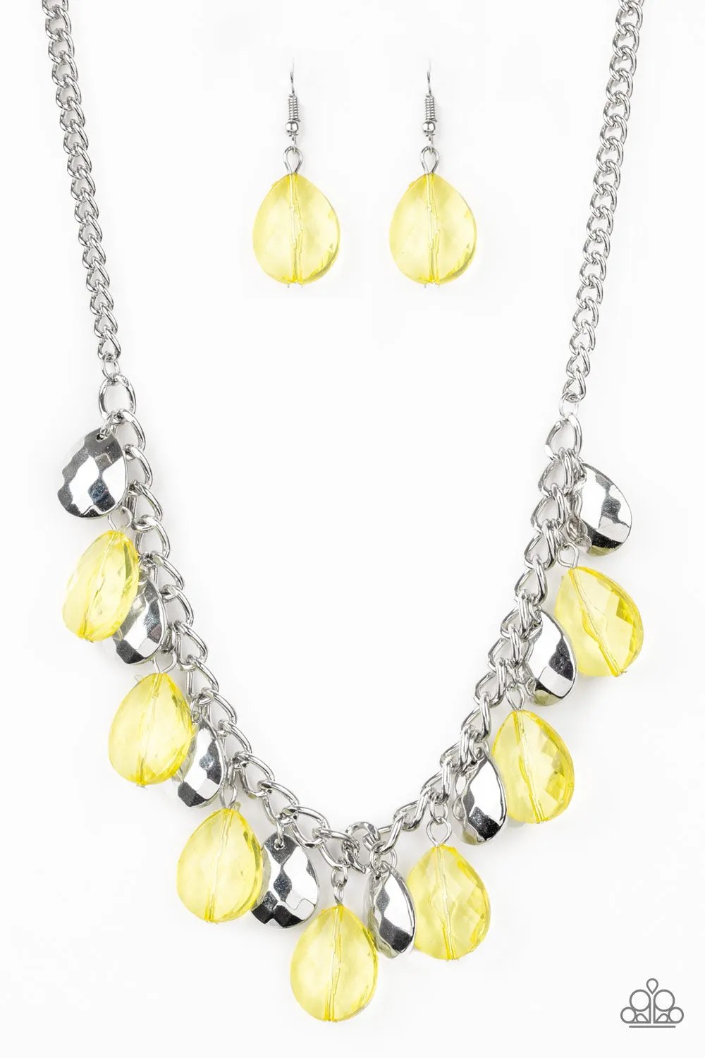Paparazzi - No Tears Left To Cry - Yellow Necklace