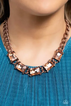 Paparazzi Radiating Review - Copper Necklace