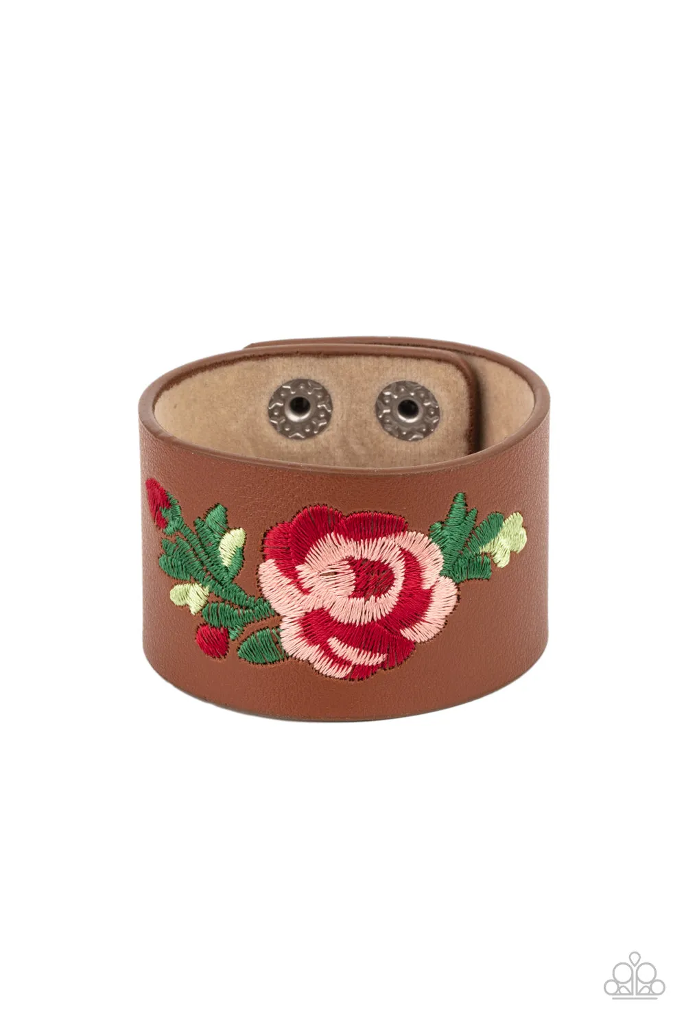 Paparazzi -  Rebel Rose - Brown Bracelet