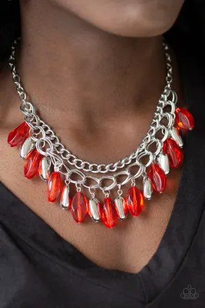 Paparazzi Spring Daydream Necklace Red