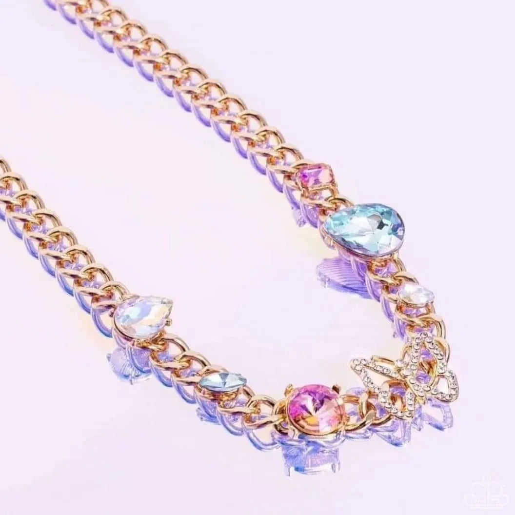 Paparazzi Storybook Succession Necklace Gold