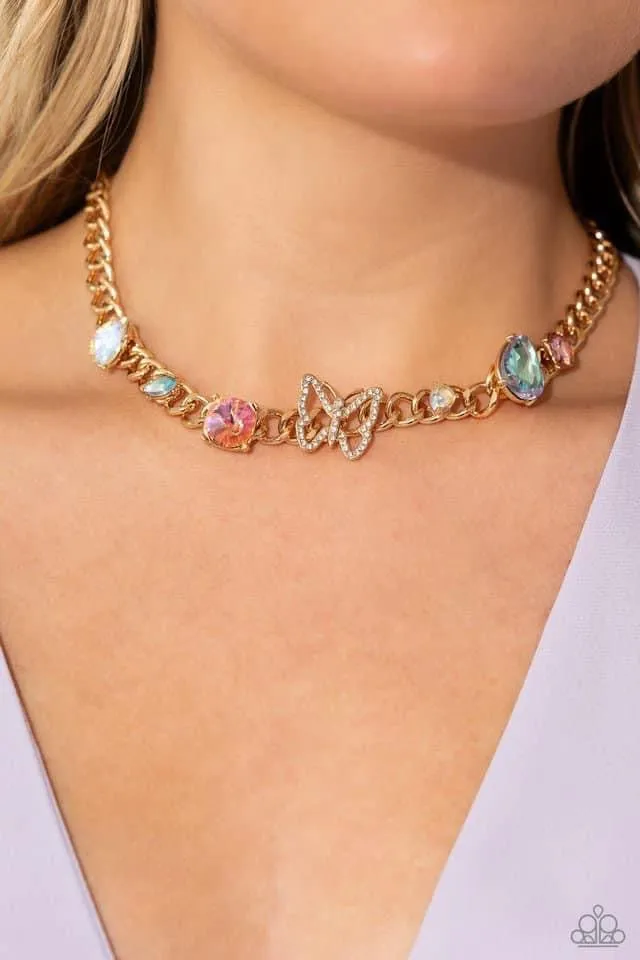 Paparazzi Storybook Succession Necklace Gold
