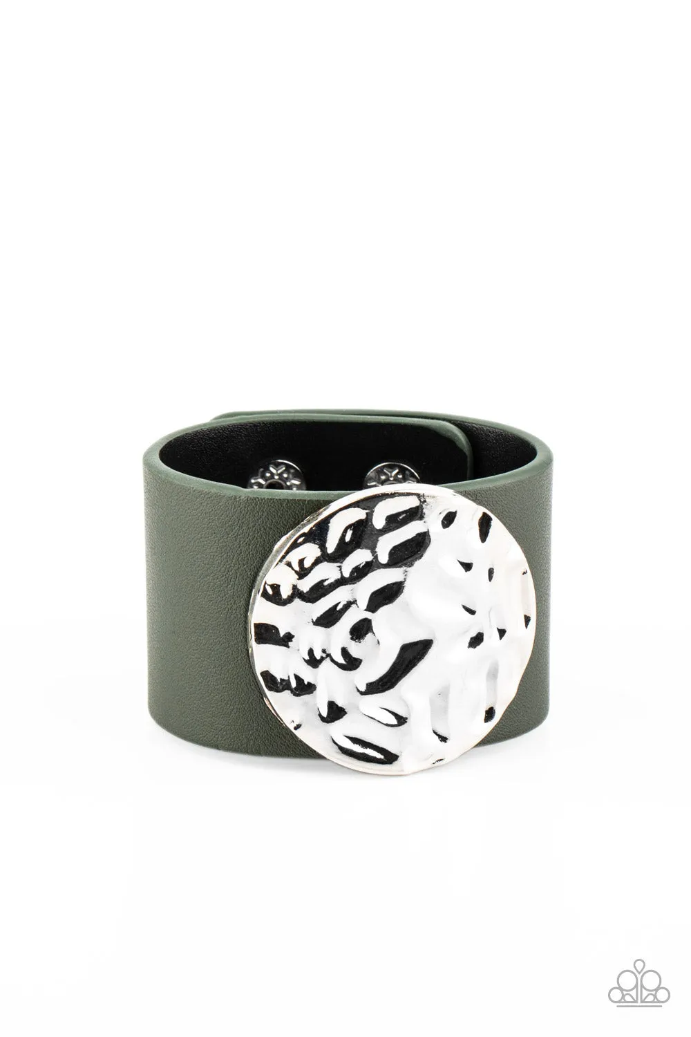 Paparazzi The Future Looks Bright - Green Wrap Bracelet