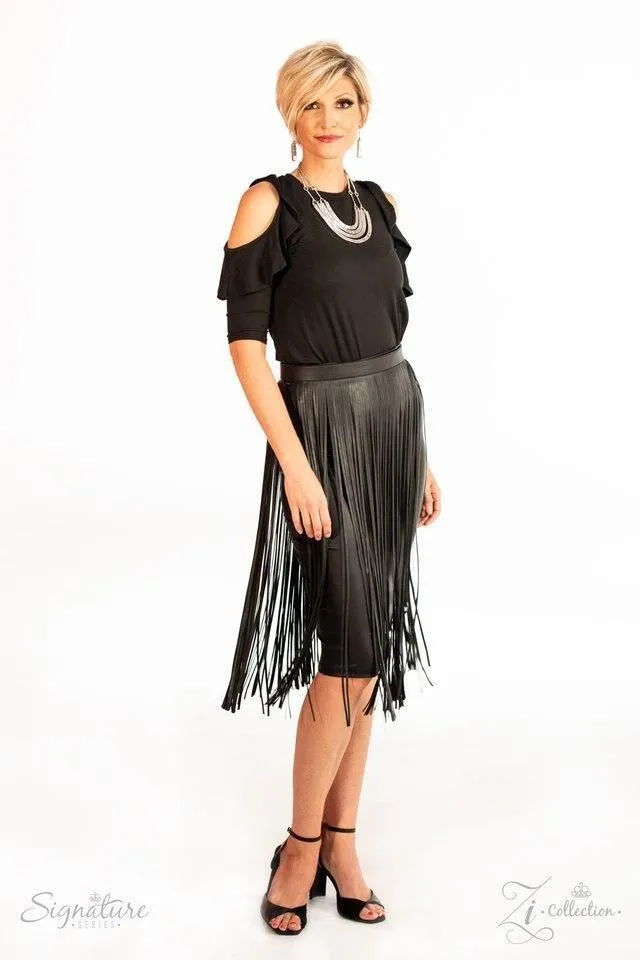 Paparazzi The Heidi - Silver Zi Collection Necklace