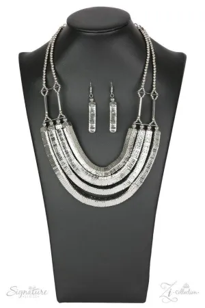 Paparazzi The Heidi - Silver Zi Collection Necklace