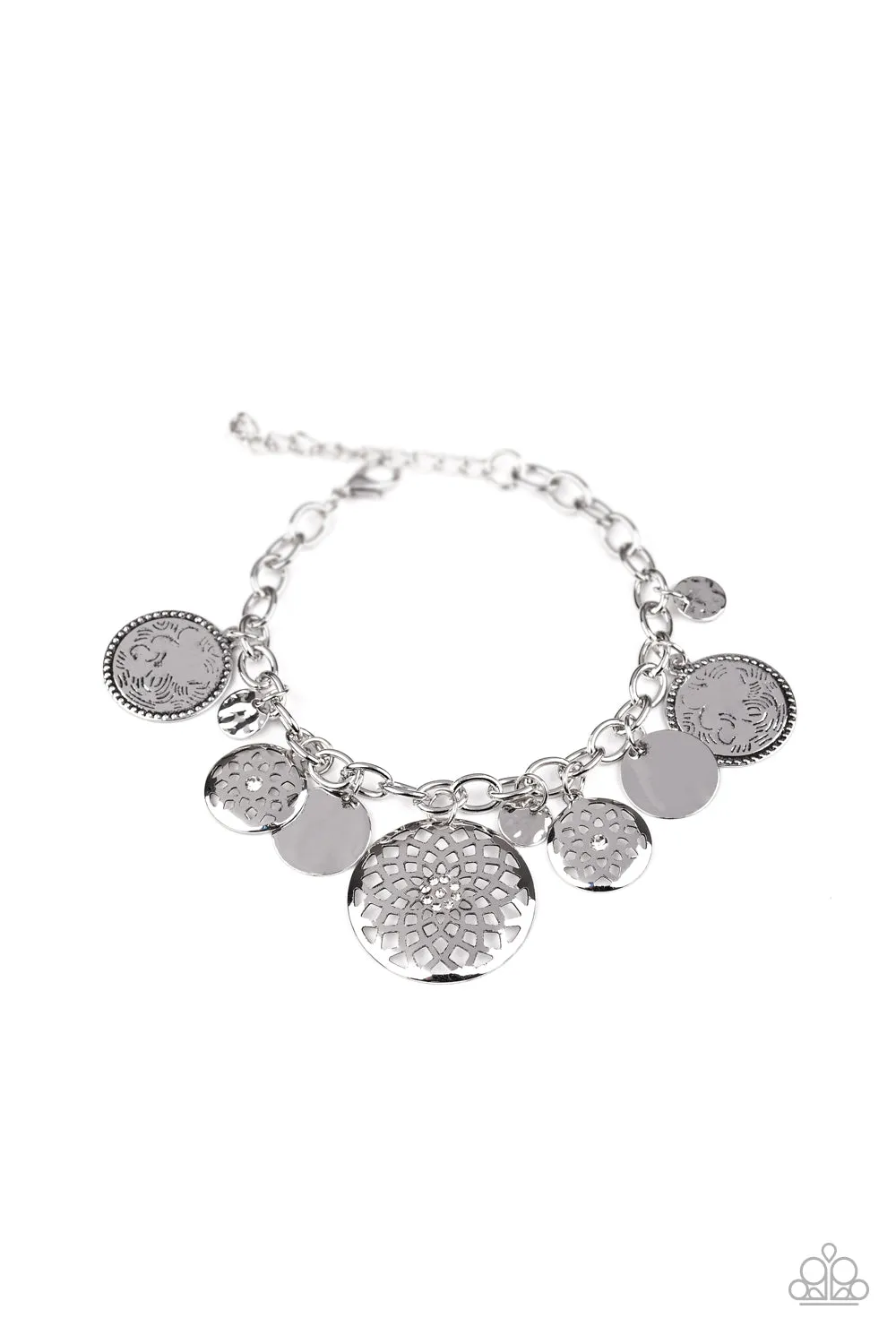 Paparazzi Trinket Tranquility - White Bracelet