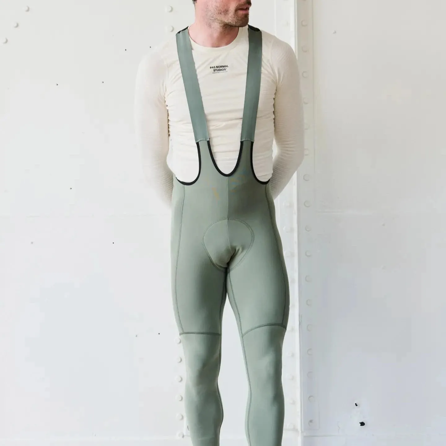 Pas Normal Studios Essential Thermal Long Bibs - Dark Celeste
