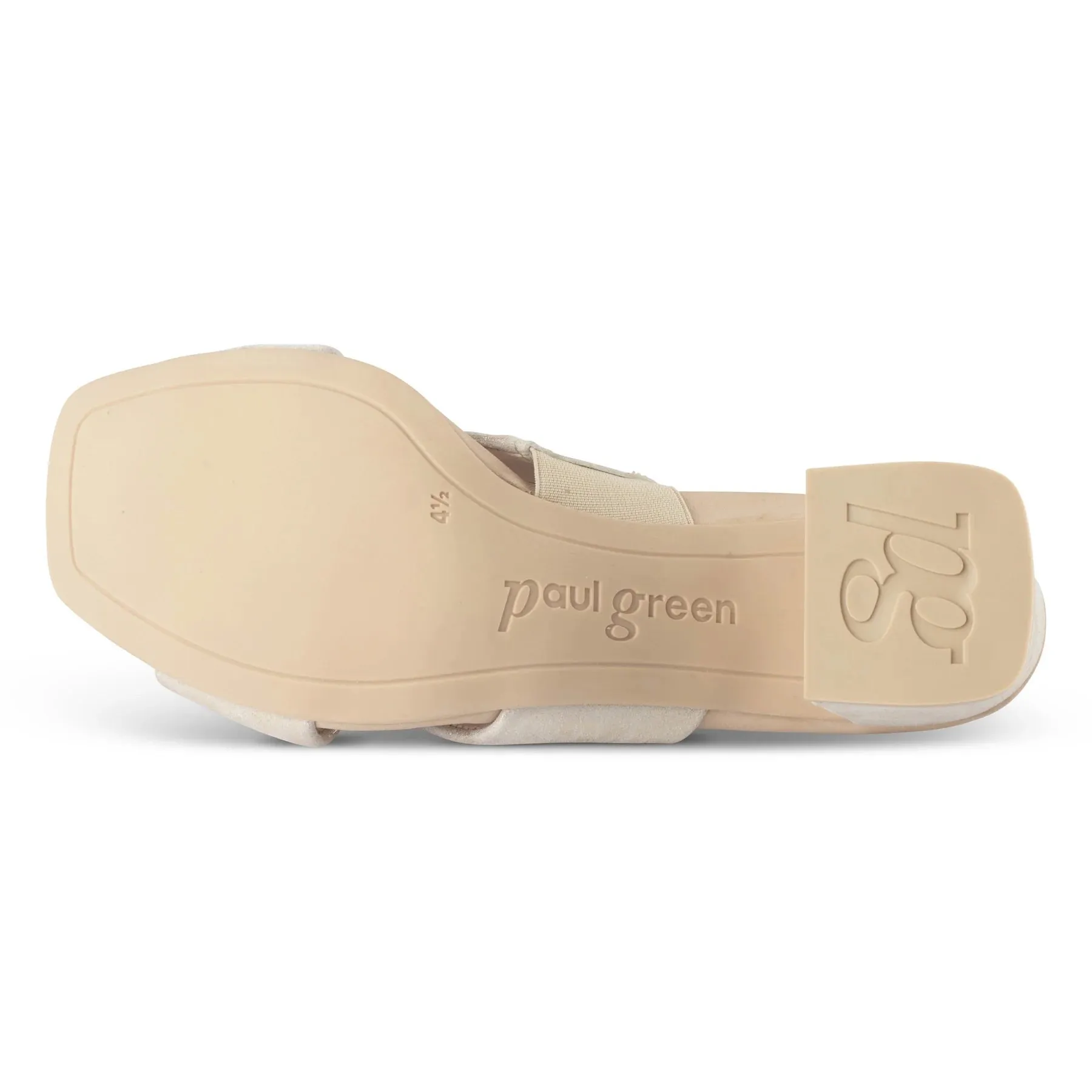 Paul Green Lauren Sandal in Mineral Metallic