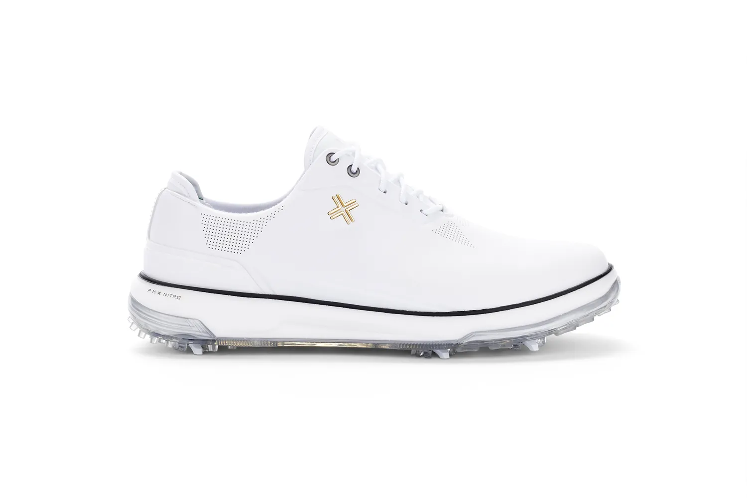 PAYNTR X-Eighty-Seven SC Spiked Golf Shoes- White