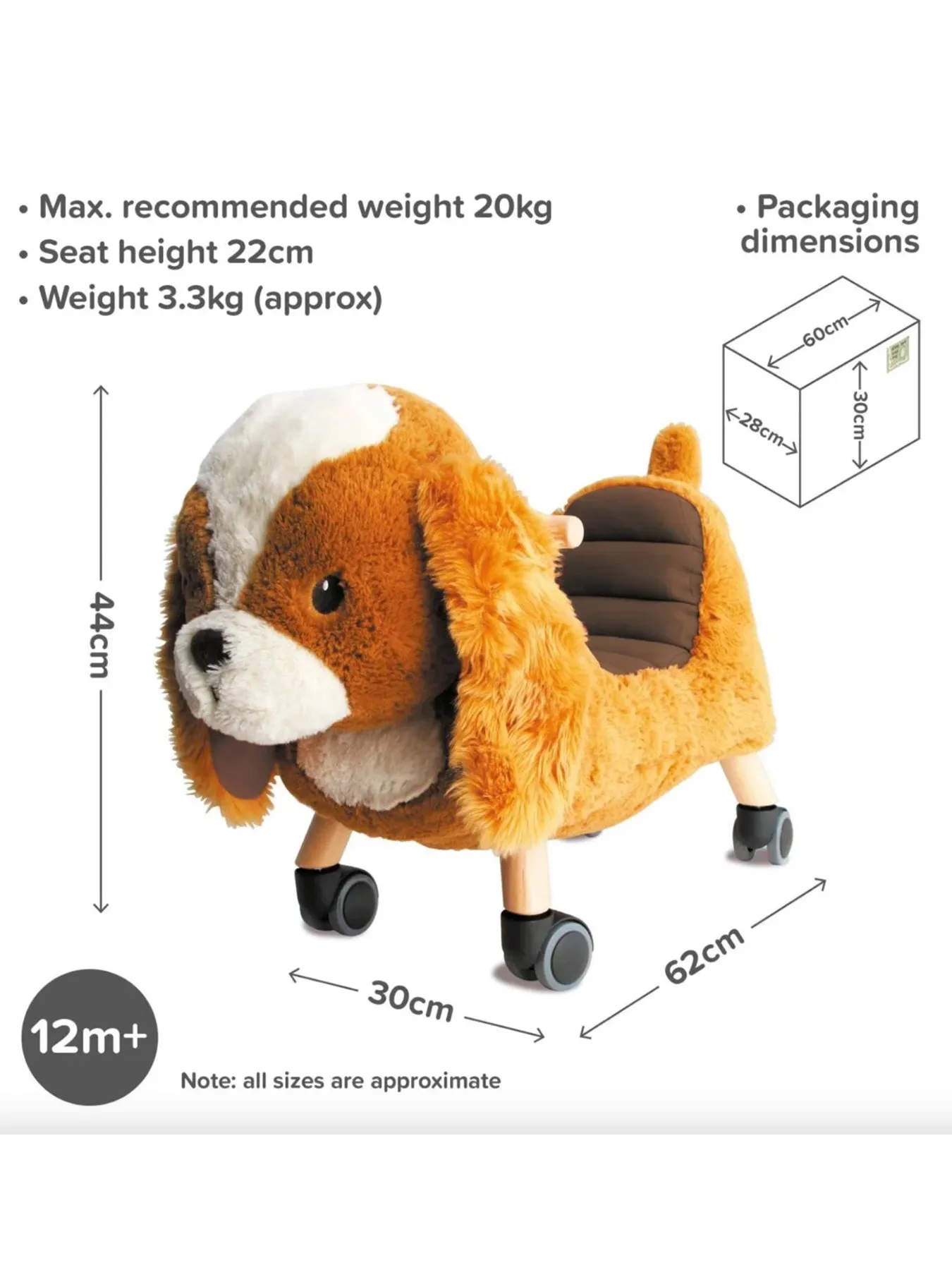 Peanut Pup Ride On Toy