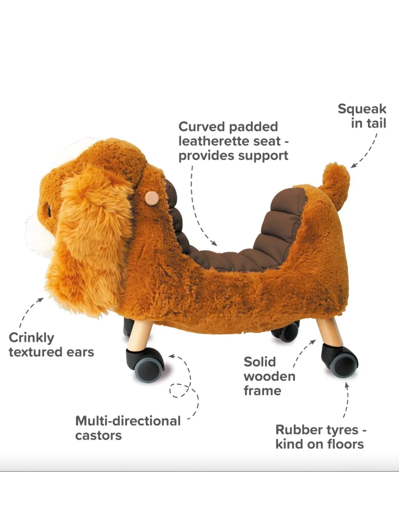 Peanut Pup Ride On Toy