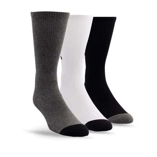Perris Licensed FENDER "Exploded Logo" Large Crew Socks in Asst (3-Pair)